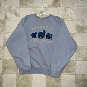 Yosemite Bear Brandy Melville Crew Neck